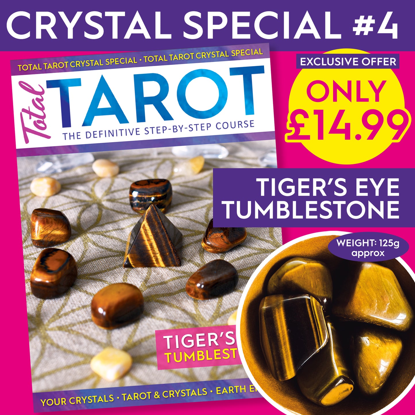 Tiger's Eye Tumblestone Special #4