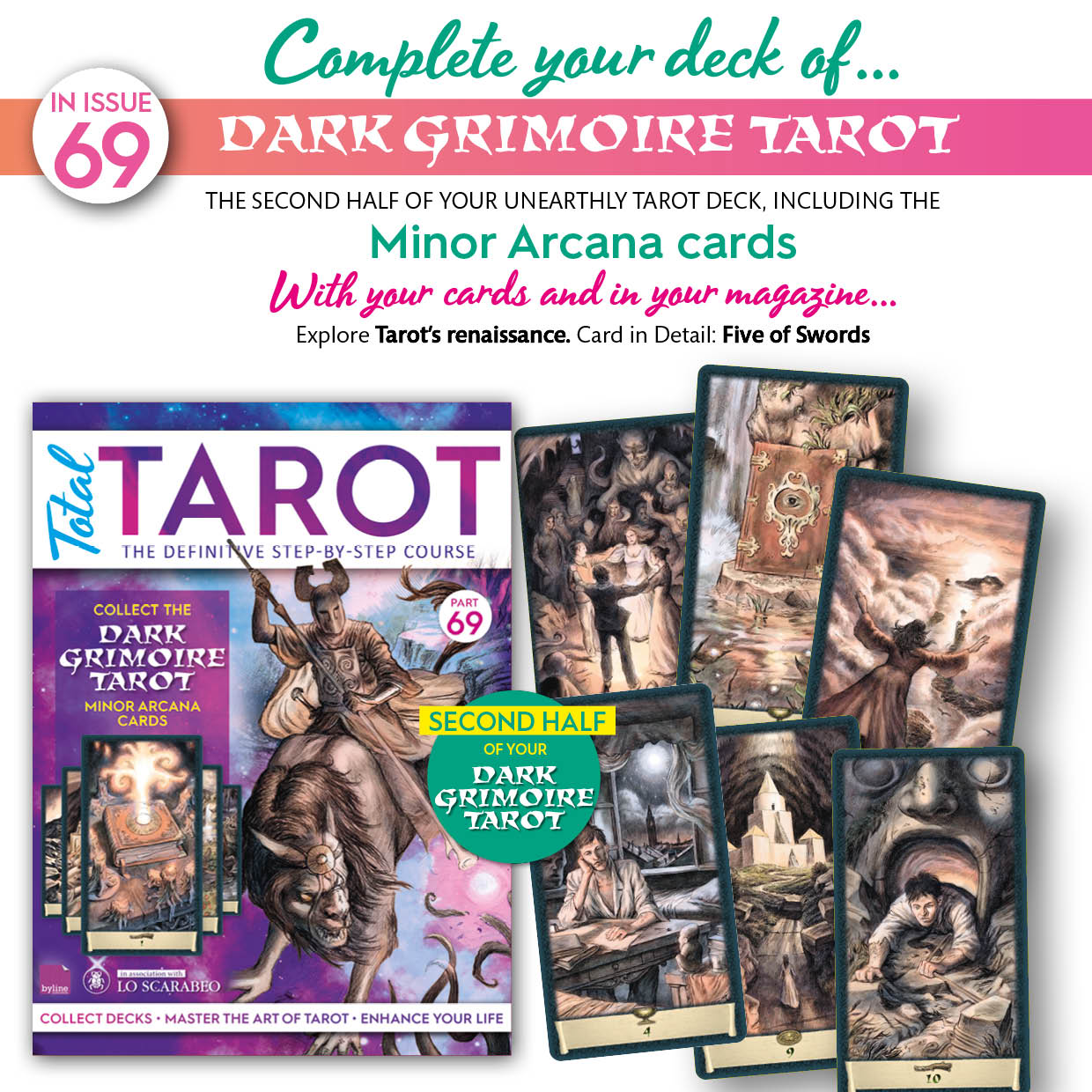 Total Tarot Issue  69 - Dark Grimoire Tarot