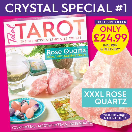 Total Tarot Rose Quartz XXXL Crystal Special #1